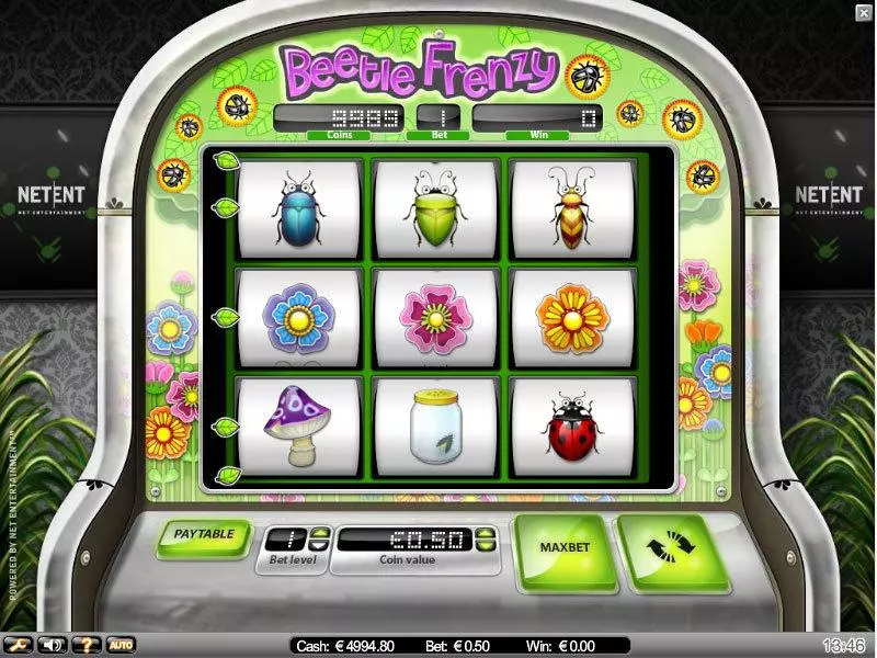 Beetle Frenzy Slots made by IN DOUBT - Main Screen Reels