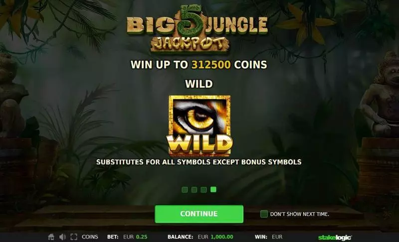 Big 5 Jungle Jackpot Slots made by StakeLogic - Info and Rules