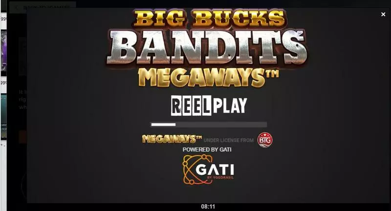 Big Bucks Bandits Megaways Slots made by ReelPlay - Introduction Screen