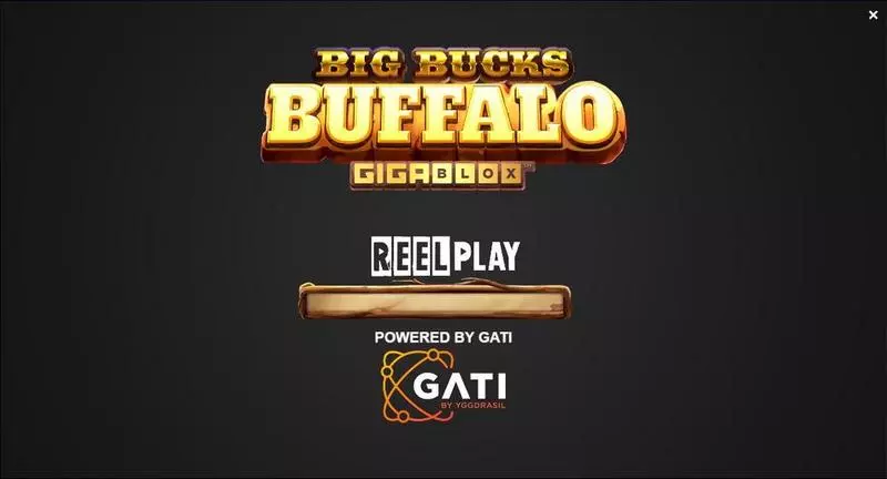 Big Bucks Buffalo GigaBlox Slots made by ReelPlay - Introduction Screen