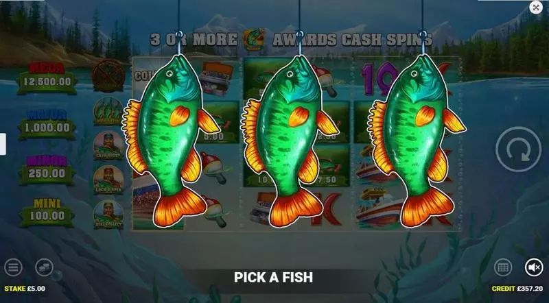 Big Catch Even Bigger Bass Slots made by Blueprint Gaming - Introduction Screen