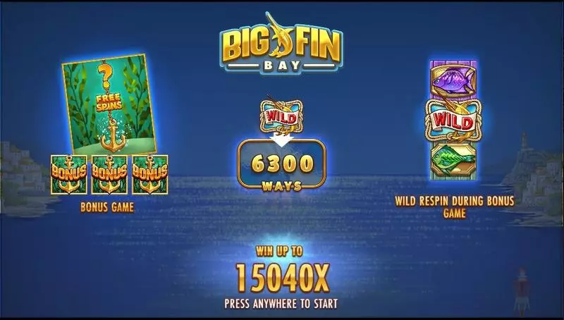 Big Fin Bay Slots made by Thunderkick - Info and Rules