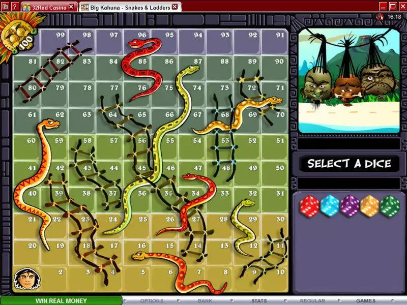 Big Kahuna - Snakes and Ladders Slots made by Microgaming - Bonus 1