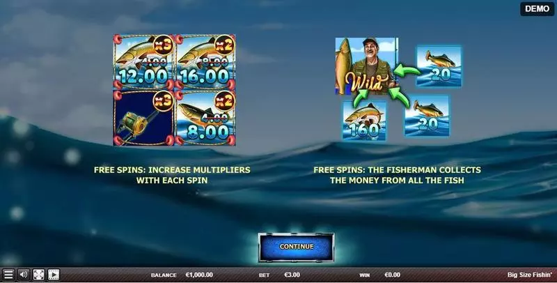 Big Size Fishin' Slots made by Red Rake Gaming - Info and Rules