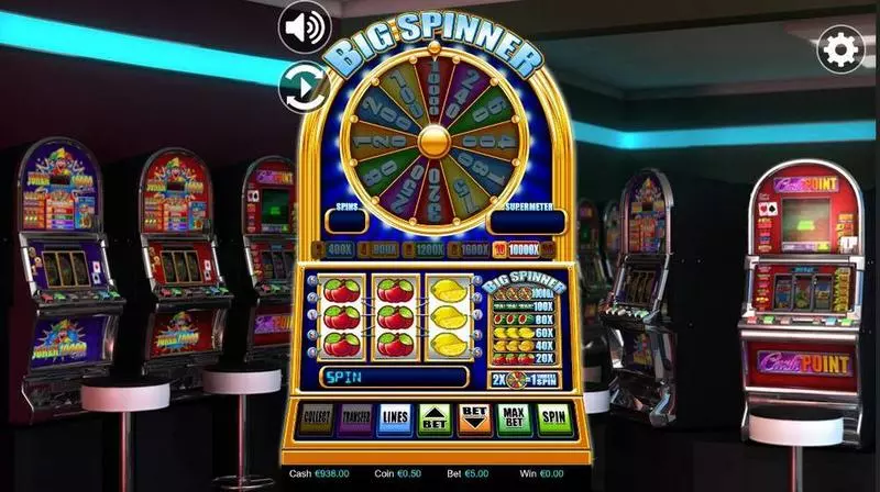 Big Spinner Slots made by Betdigital - Main Screen Reels