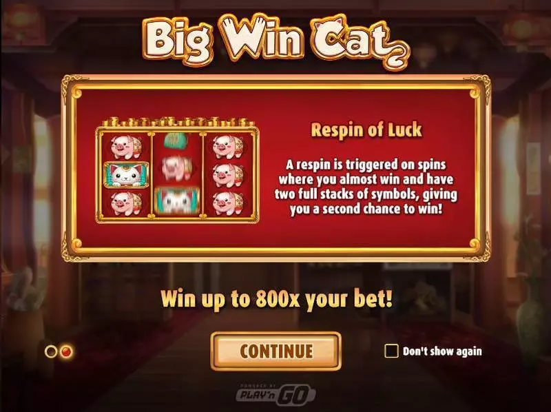 Big Win Cat  Slots made by Play'n GO 
