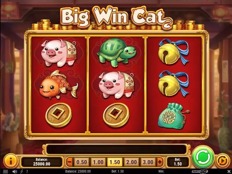Big Win Cat  Slots made by Play'n GO - Main Screen Reels