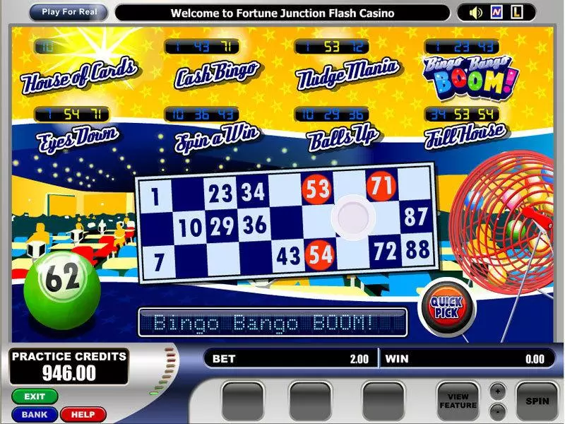 Bingo Bango Boom Slots made by Microgaming - Bonus 1