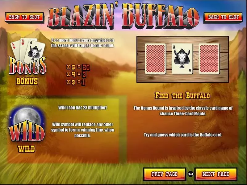 Blazin' Buffalo Slots made by Rival - Info and Rules