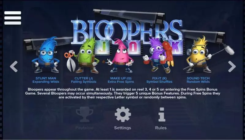 Bloopers  Slots made by Elk Studios - Info and Rules