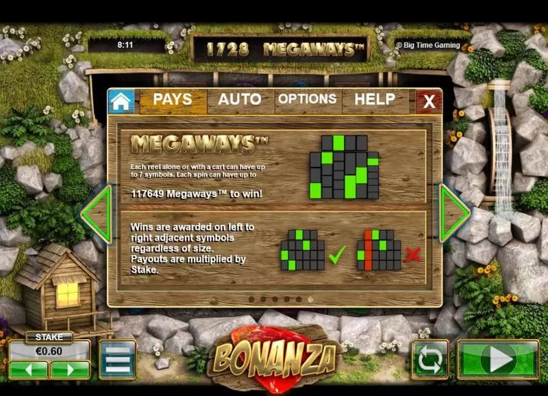 Bonanza Megaways Slots made by Big Time Gaming - Info and Rules