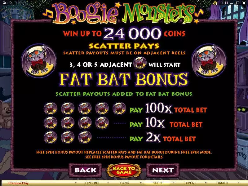 Boogie Monsters Slots made by Microgaming - Info and Rules