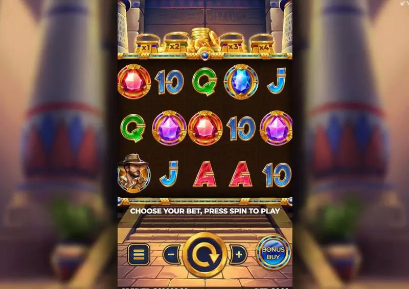 Book of Azure Slots made by Tom Horn Gaming - Introduction Screen