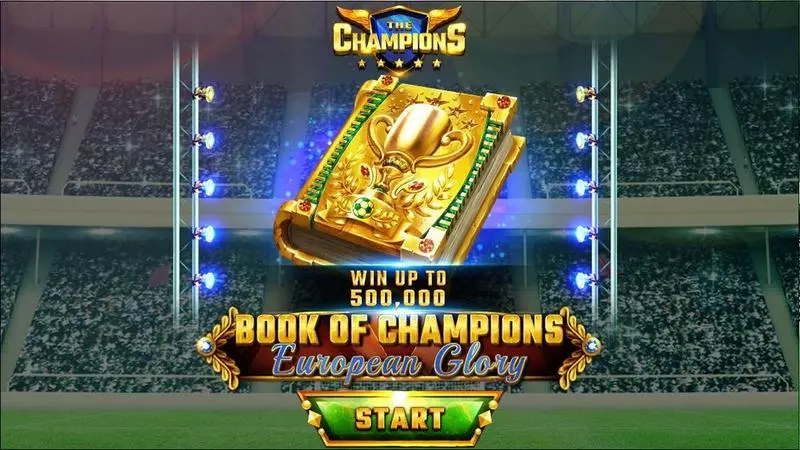 Book Of Champions – European Glory Slots made by Spinomenal - Introduction Screen