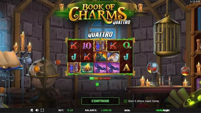 Book of Charms Slots made by StakeLogic - Info and Rules