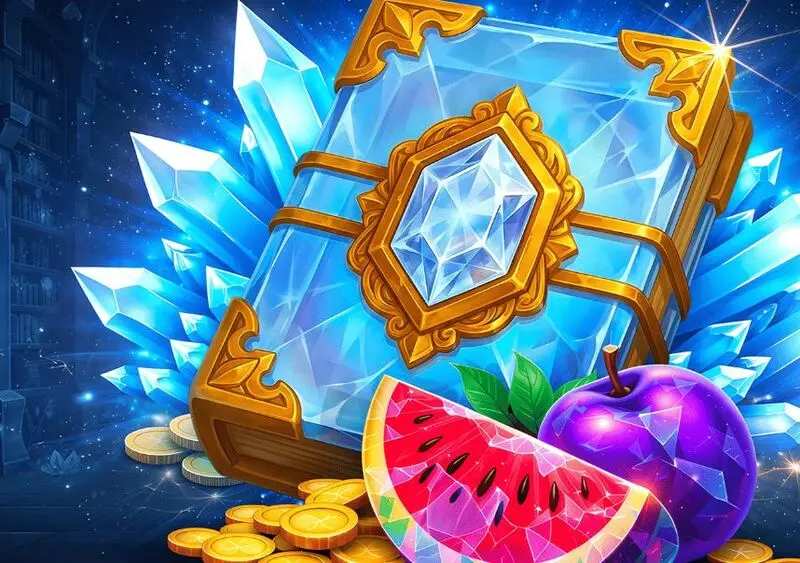 Book of Crystall Fruits Slots made by Tom Horn Gaming - Introduction Screen