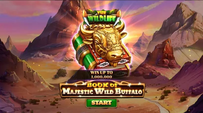 Book Of Majestic Wild Buffalo Slots made by Spinomenal - Introduction Screen
