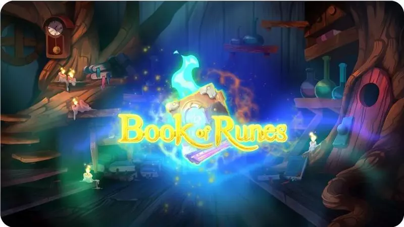 Book of Runes Slots made by Mancala Gaming - Introduction Screen