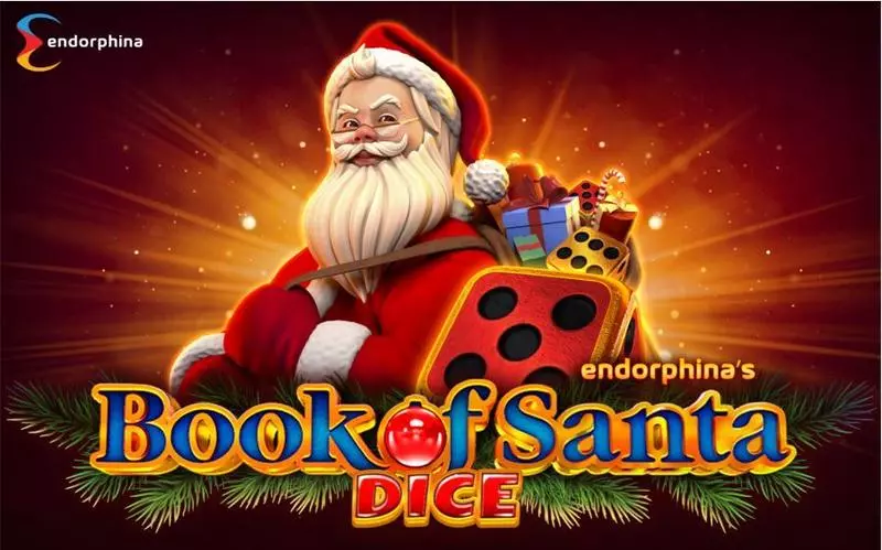 Book of Santa Dice Slots made by Endorphina - Introduction Screen