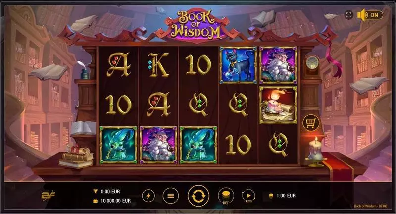 Book Of Wisdom Slots made by BF Games - Main Screen Reels