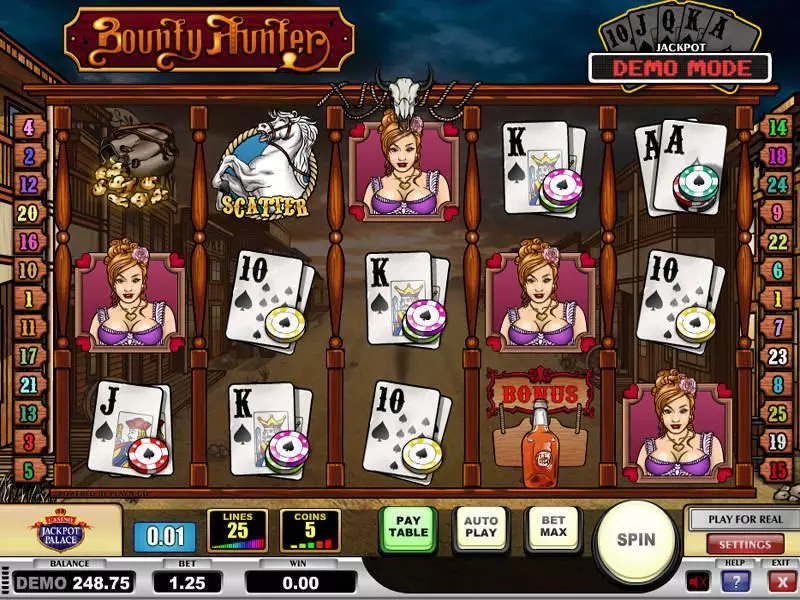 Bounty Hunter Slots made by Play'n GO - Main Screen Reels