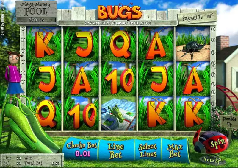 Bugs Slots made by Sheriff Gaming - Main Screen Reels