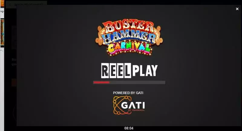 Buster Hammer Carnival Slots made by ReelPlay - Introduction Screen