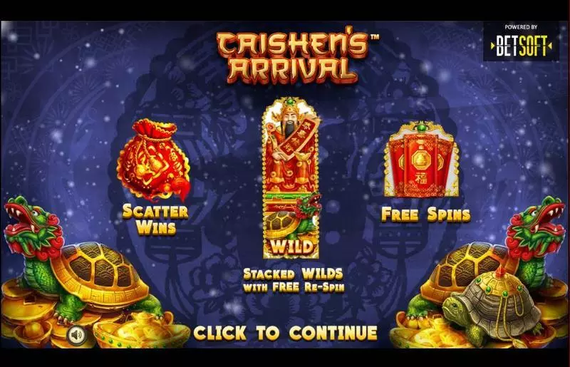 Caishen's Arrival  Slots made by BetSoft - Info and Rules