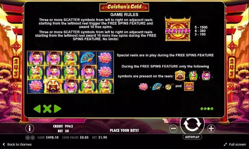 Caishen’s Gold Slots made by Pragmatic Play - Bonus 2