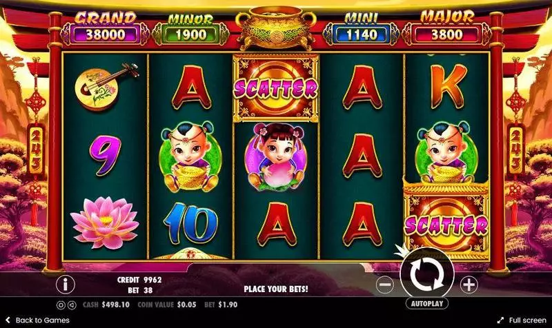 Caishen’s Gold Slots made by Pragmatic Play - Introduction Screen