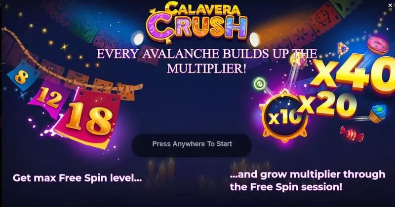 Calavera Crush Slots made by Yggdrasil - Info and Rules