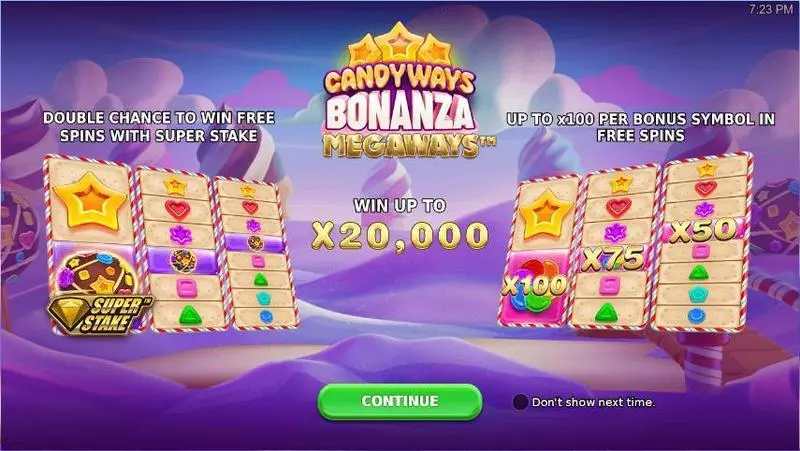 Candyways Bonanza Megaways Slots made by StakeLogic - Info and Rules