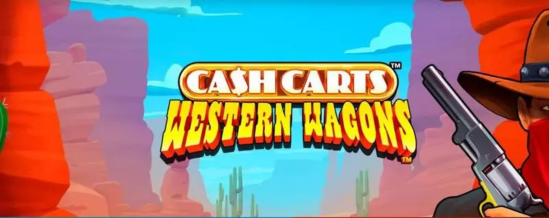 Cash Carts Western Wagons Slots made by Snowborn Games - Introduction Screen