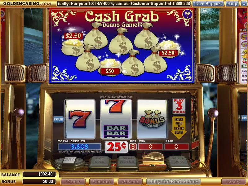Cash Grab Slots made by WGS Technology - Bonus 1