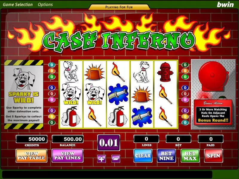 Cash Inferno Slots made by Amaya - Main Screen Reels