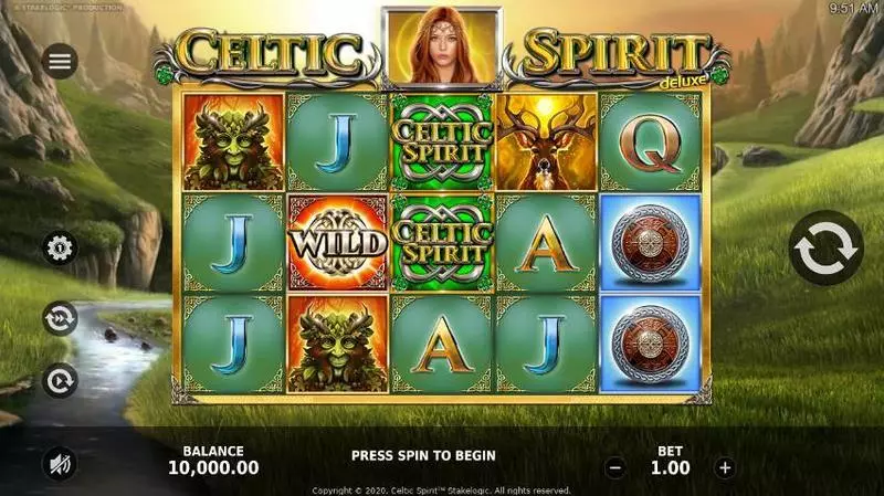 Celtic Spirit Slots made by StakeLogic - Main Screen Reels
