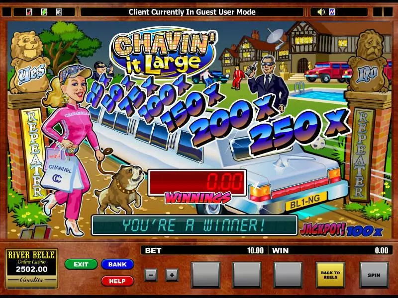 Chavin' it Large Slots made by Microgaming - Bonus 1