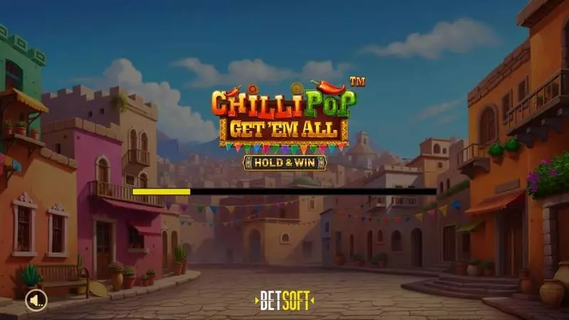 ChilliPop - Get em All – HOLD and WIN Slots made by BetSoft - Introduction Screen