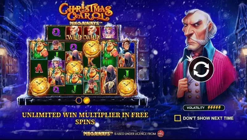 Christmas Carol Megaways Slots made by Pragmatic Play - Info and Rules