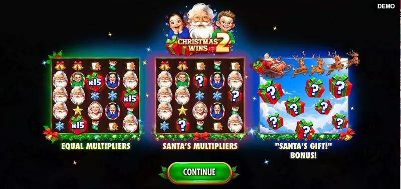 Christmas Wins 2 Slots made by Red Rake Gaming - Info and Rules