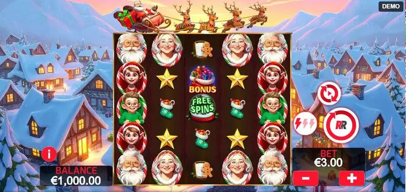 Christmas Wins 2 Slots made by Red Rake Gaming - Main Screen Reels