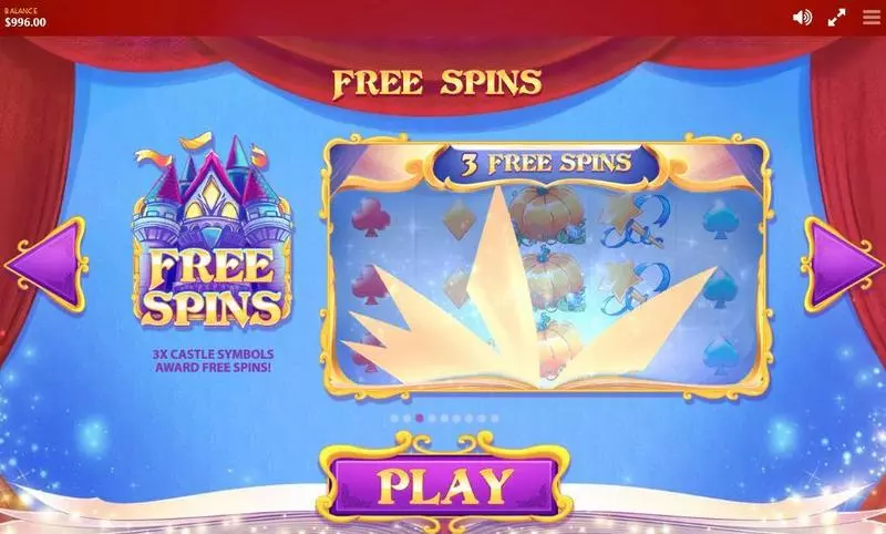 Cinderella Slots made by Red Tiger Gaming - Info and Rules