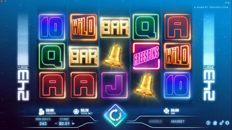 Classic 243 Slots made by Microgaming - Main Screen Reels