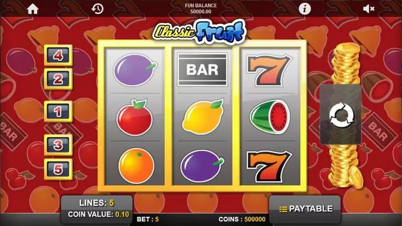 Classic Fruit Slots made by 1x2 Gaming - Main Screen Reels