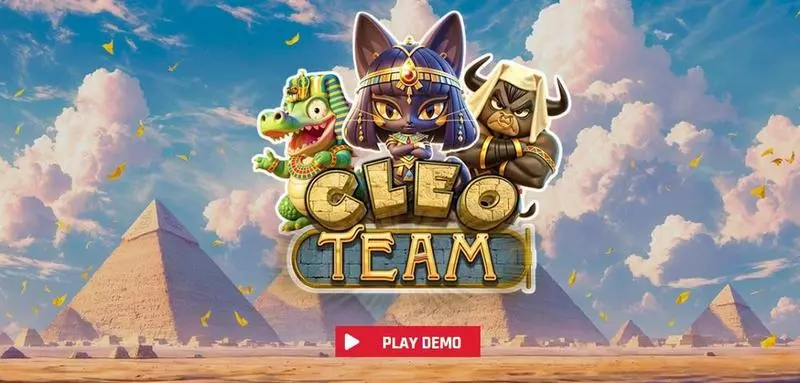 Cleo Team Slots made by Red Rake Gaming - Introduction Screen