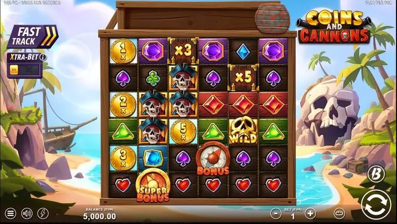 Coins and Cannons Slots made by Slotmill 