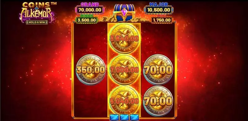 Coins of Alkemor - Hold and Win Slots made by BetSoft - Introduction Screen