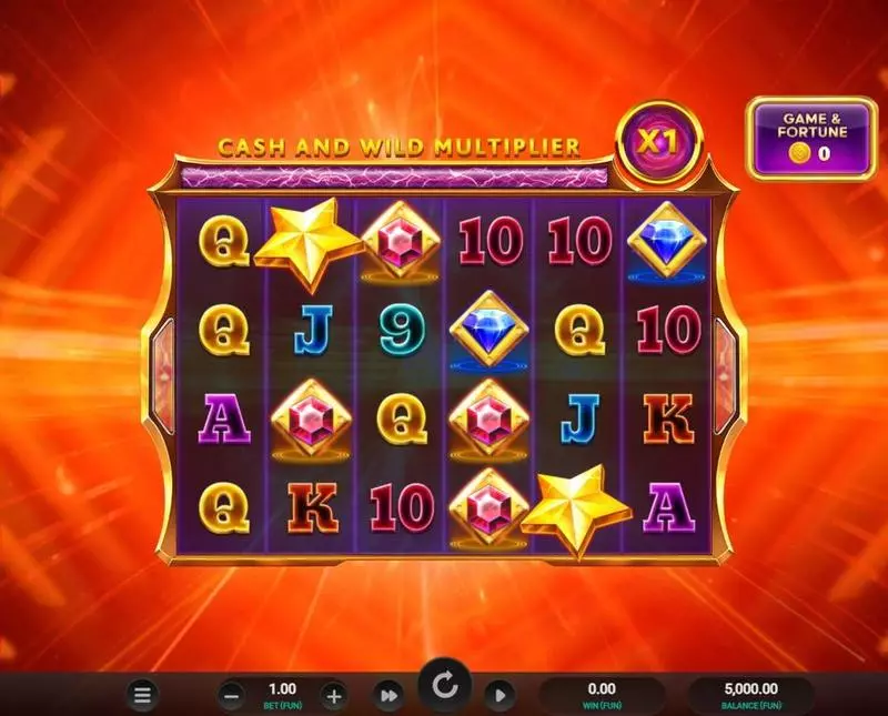 Cosmic Rush Slots made by Four Leaf Gaming - Main Screen Reels