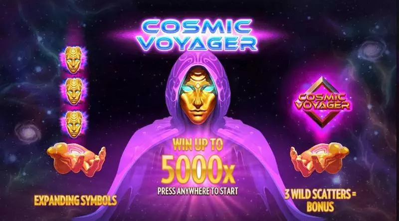 Cosmic Voyager Slots made by Thunderkick - Main Screen Reels