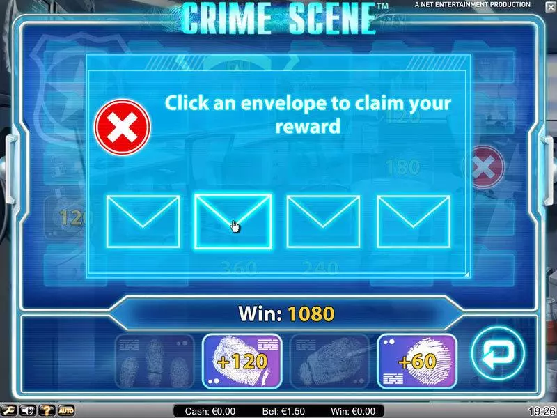 Crime Scene Slots made by NetEnt - Bonus 2